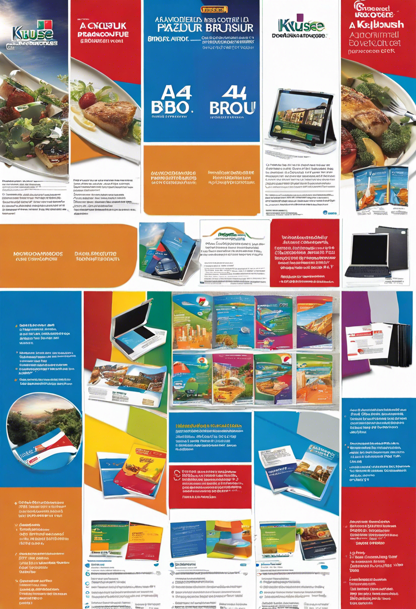 A4 Kuşe Broşür - Dikey